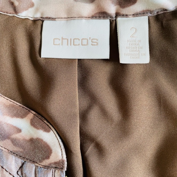 NWOT Chico’s Leopard Print Quilted Vest - Picture 7 of 8